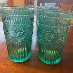 Pioneer Woman drinking glasses set of 7